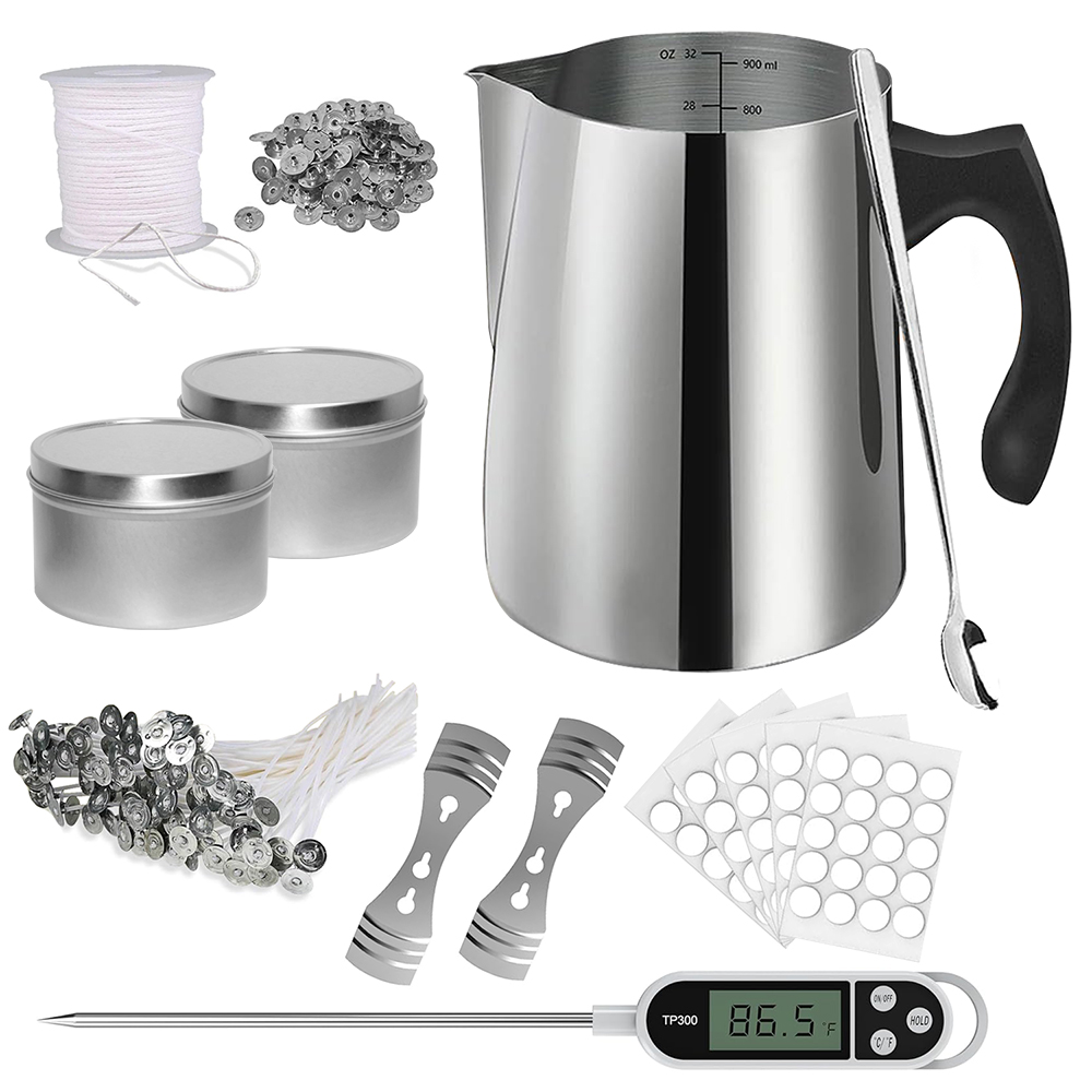 Candle Making Jars - Candle Making Starter Kit Supplies Including