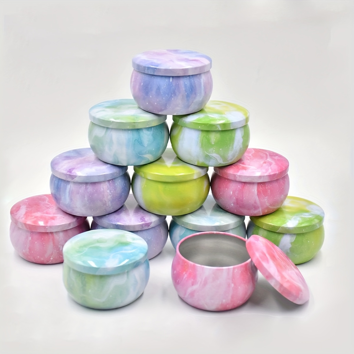 Candle Making Jars - Starry sky patterned metal empty candle