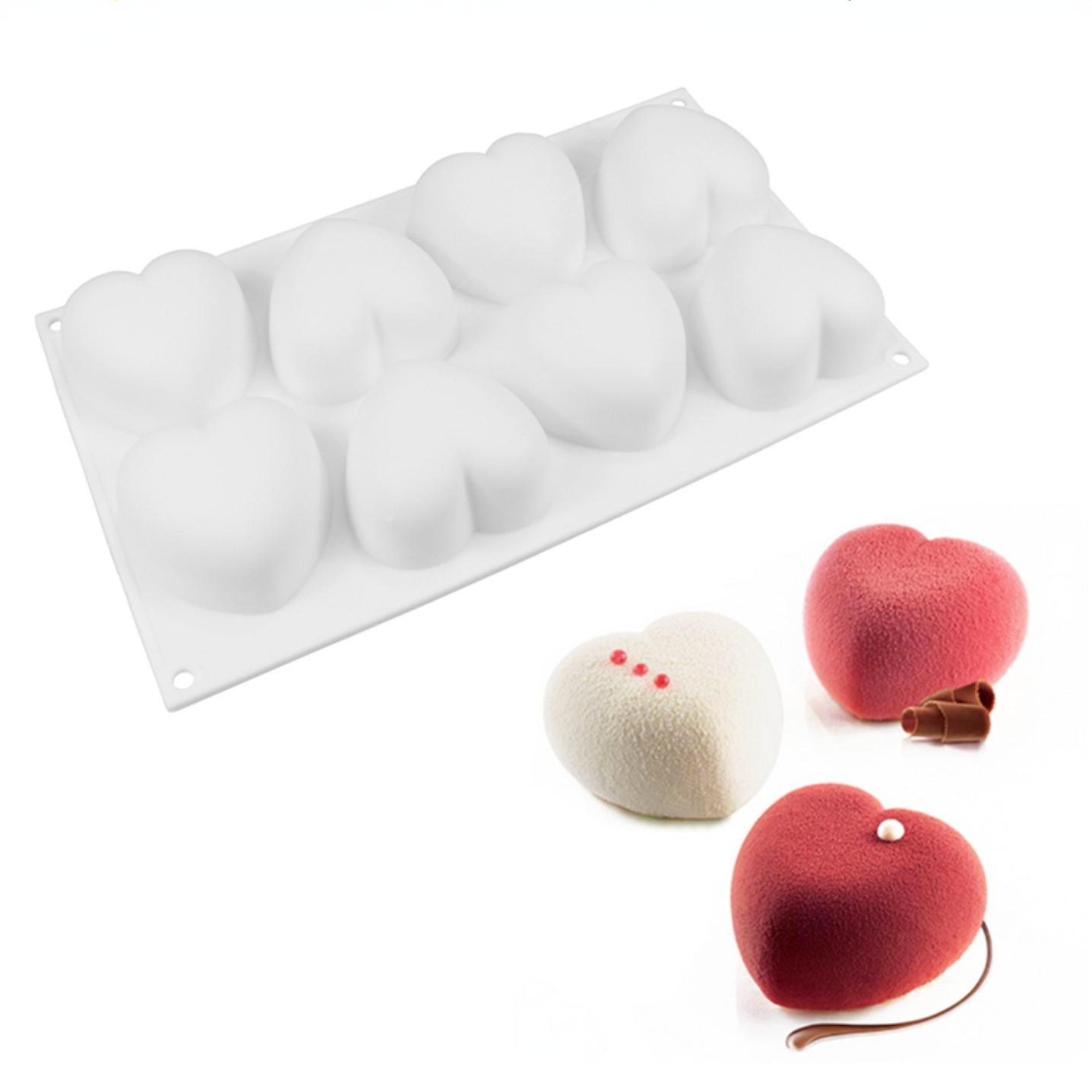 Candle Making Class - Love Heart Silicone Soap Mold Handmade