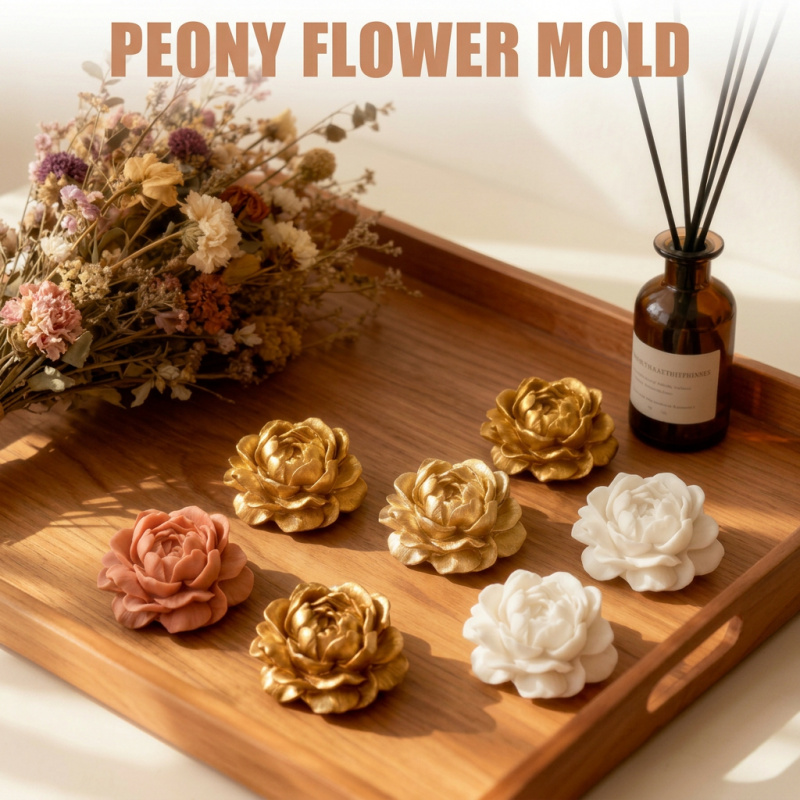 Jasmine flower candle silicone - Candle Making Jars review and price