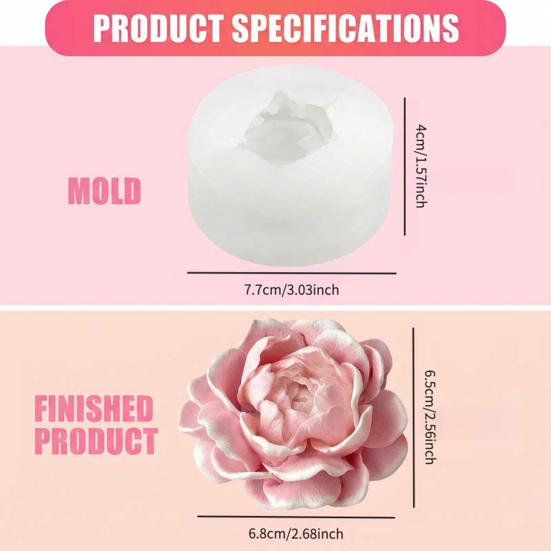 Jasmine flower candle silicone - Candle Making Jars review and price