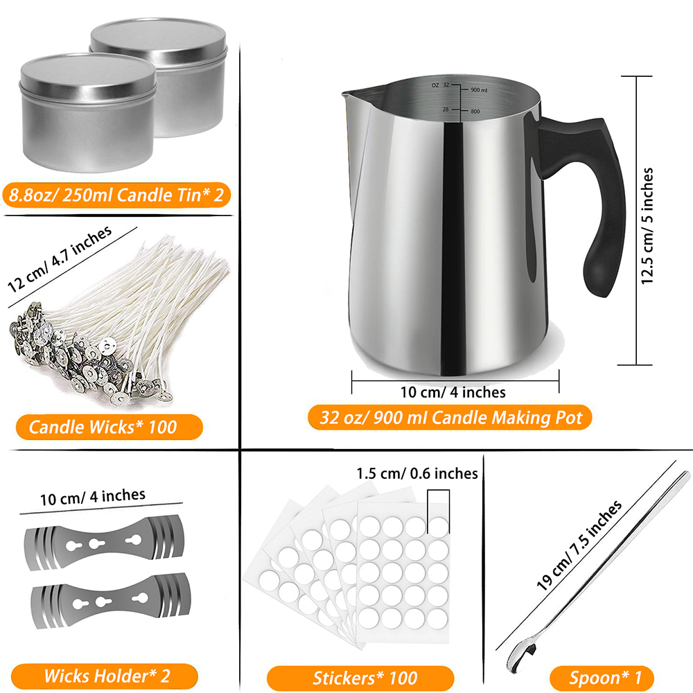 Candle Making Starter Kit Supp - Candle Making Jars review and price