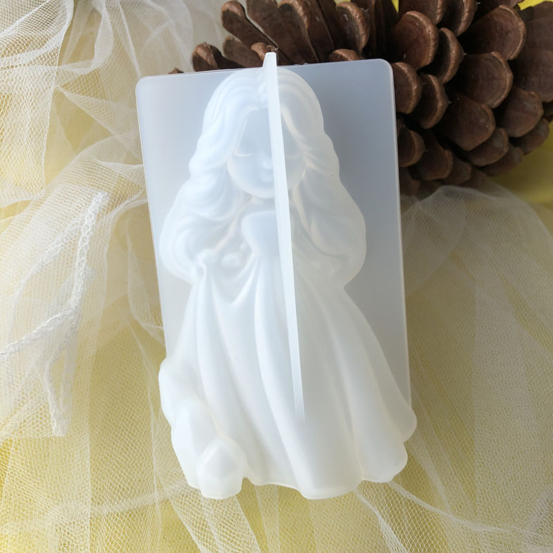3D Cute Princess Silicone Cand - Candle Making Tools review and price