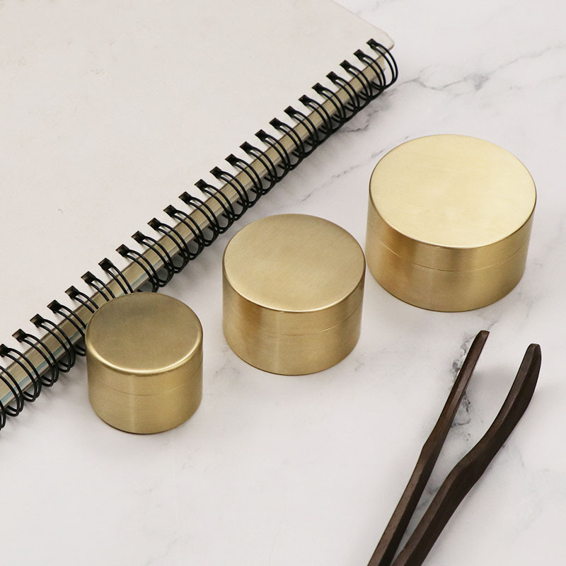 Brass Medicine Box Pill Jewelr - Tin Container Lid review and price