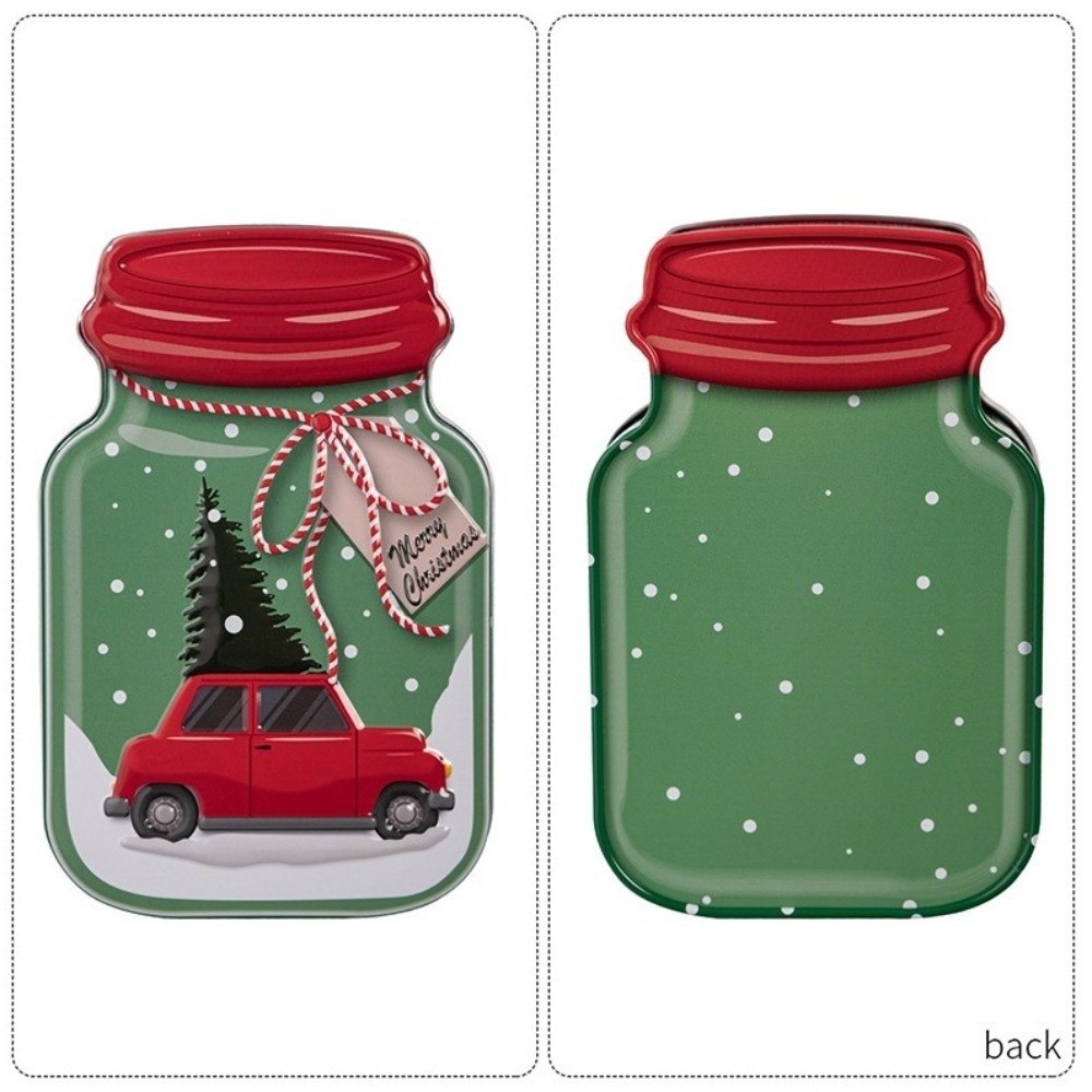 Metal Christmas Tin Box with L - Tin Container Lid review and price