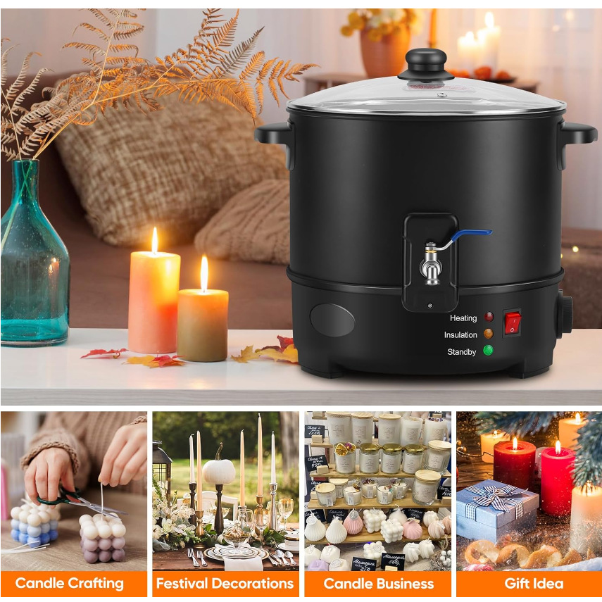 EU US Plug Electric Melting Ca - Candle Making Machine review and price