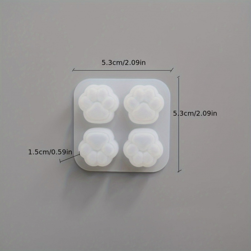 1Cat Paw Pattern Silicone Mold - Candle Making Tools review and price