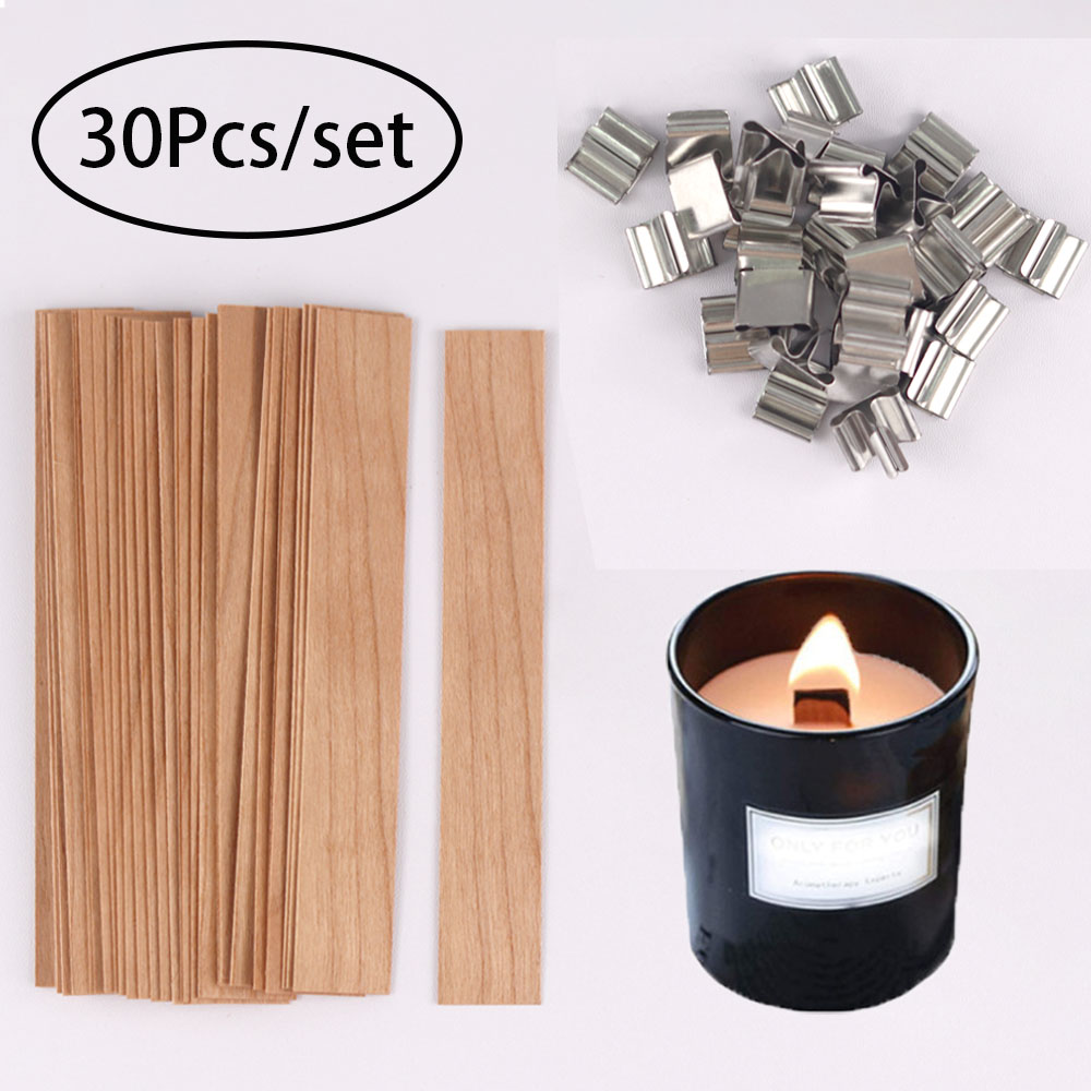 30pcs Wooden Candle Wicks Cand - Candle Making Jars review and price
