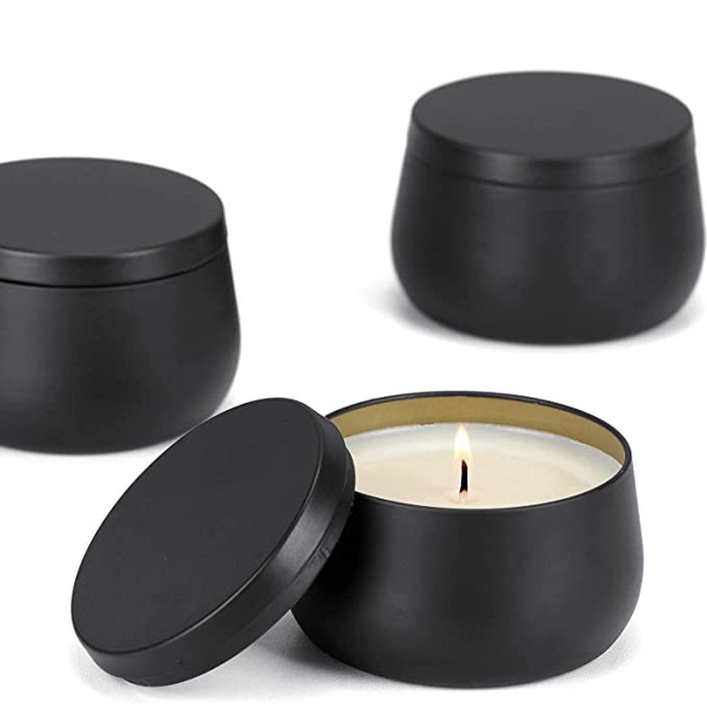 12pcs 8oz White Black Gold Met - Tin Container Lid review and price