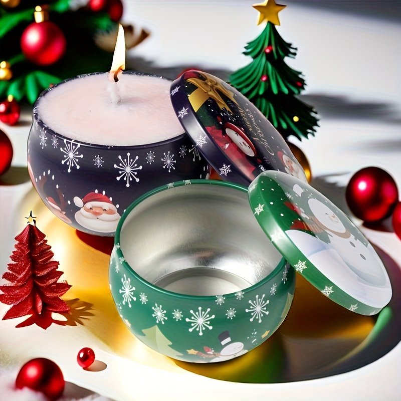 10 Pcs Festive Christmas Candl - Candle Making Jars review and price