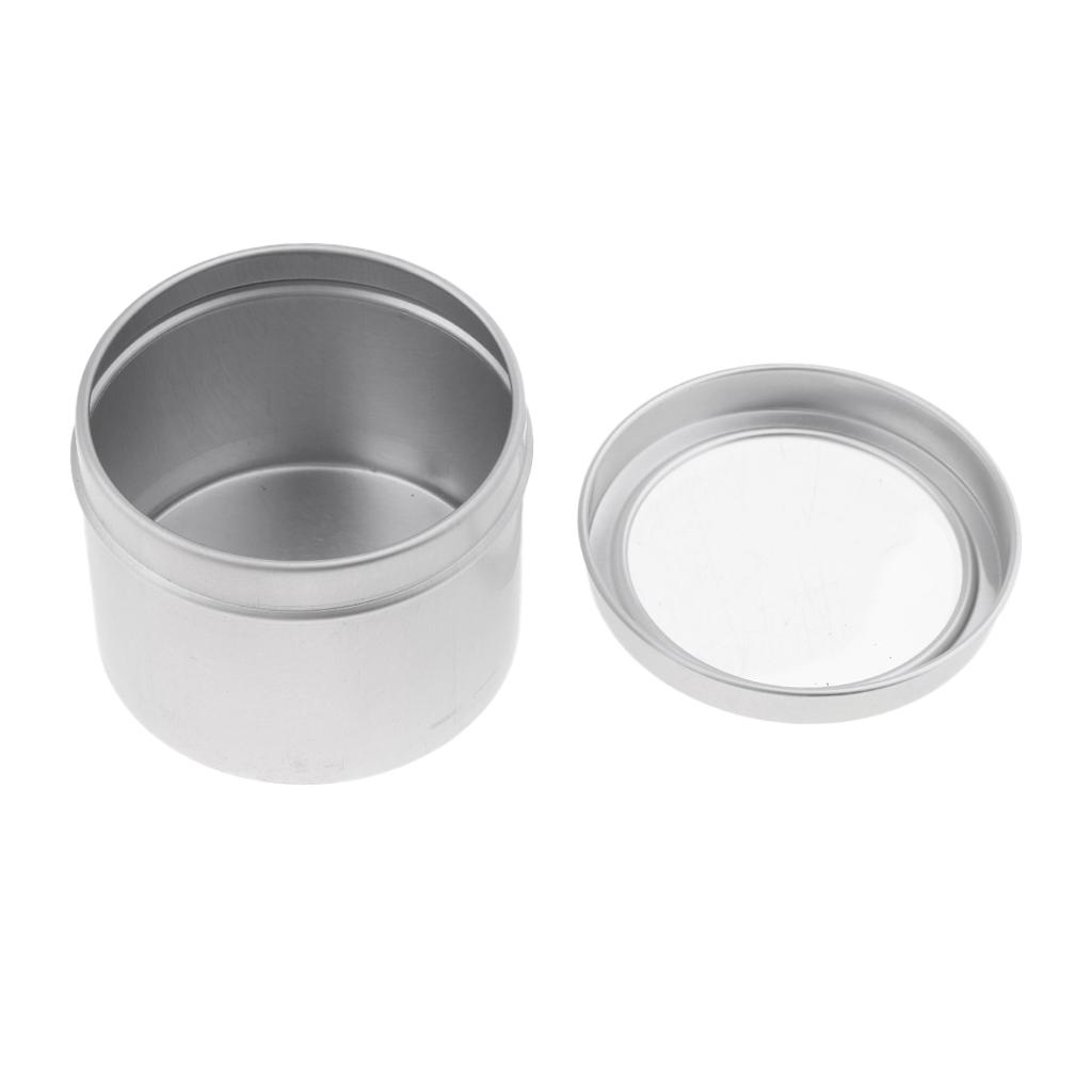 Empty Cosmetic Jars Aluminum T - Tin Container Lid review and price