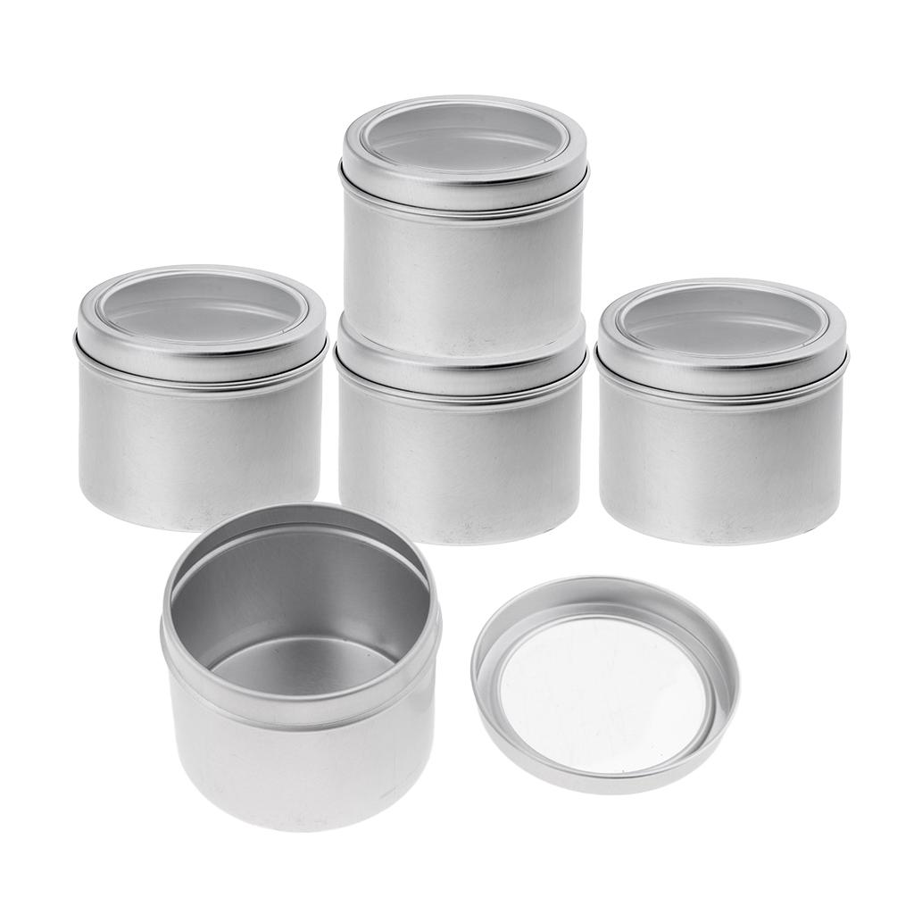 Empty Cosmetic Jars Aluminum T - Tin Container Lid review and price