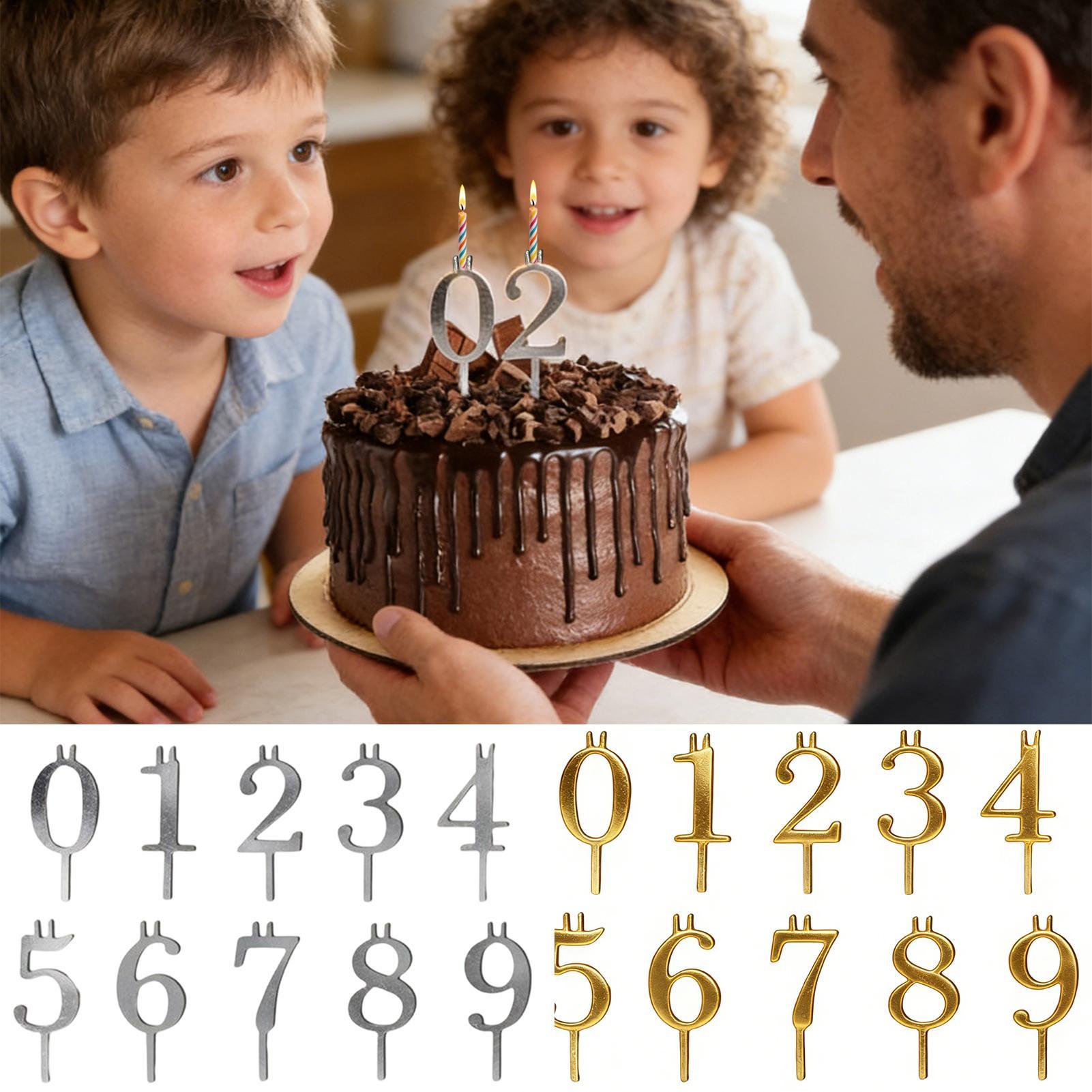 10pcs 0-9 Number Cake Toppers  - Candle Making Tools review and price