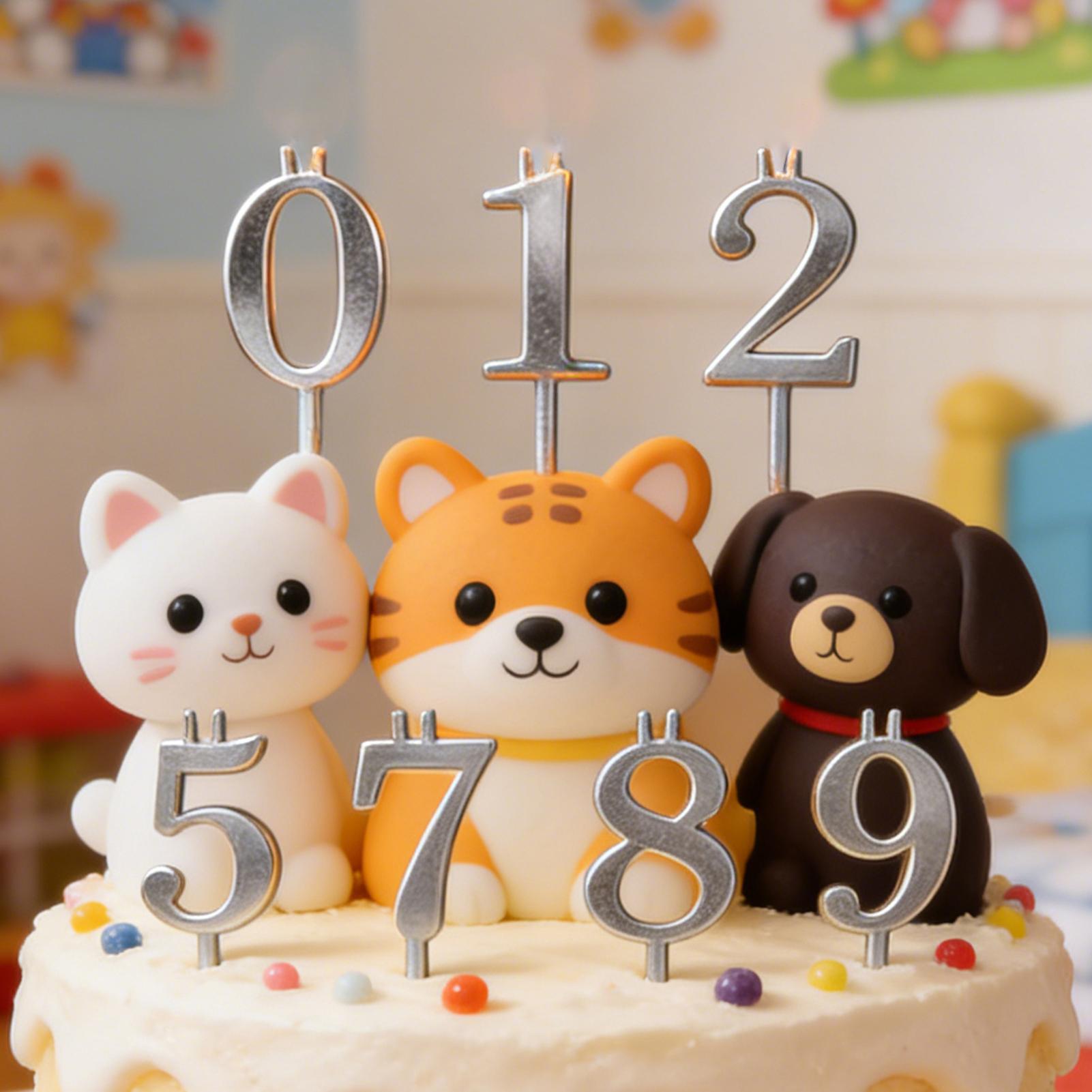 10pcs 0-9 Number Cake Toppers  - Candle Making Tools review and price